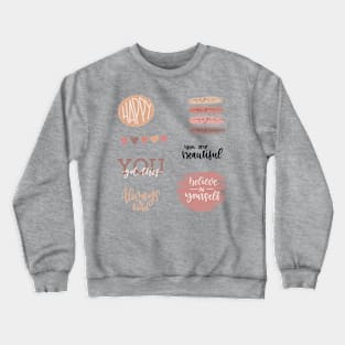 Aesthetic Sticker Pack Crewneck Sweatshirt